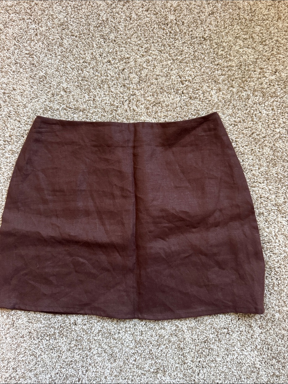 Reformation Women’s Brown Mini Skirt